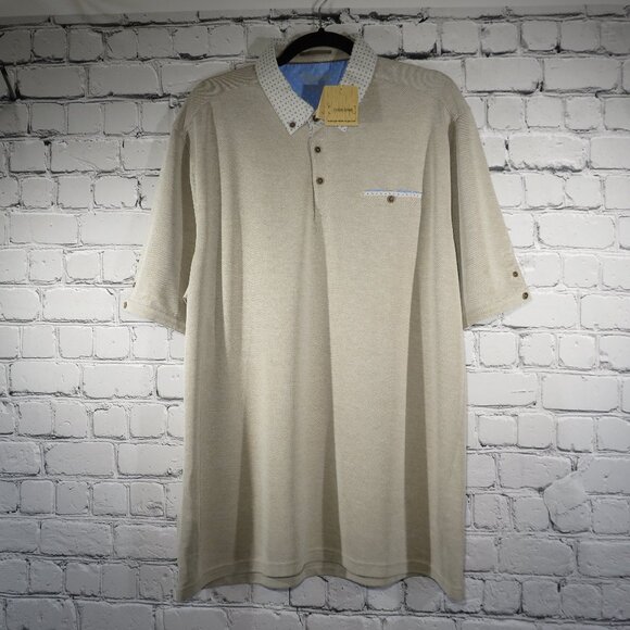 Woody's Retro Lounge Other - NWT - Men's Soft Touch Oxford Polo Shirt - Khaki